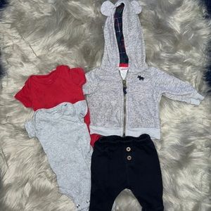 4 Piece Baby Boy Outfit